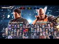 Tekken 7 All Rage Arts Intros Win Poses All Character Episode Endings New DLC