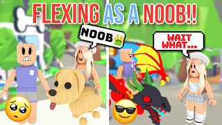 FLEXING On People As A *POOR NOOB* In Adopt Me (Ro