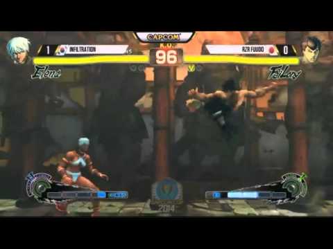 Capcom Cup 2014 USF4 - Infiltration Vs RZR Fuudo