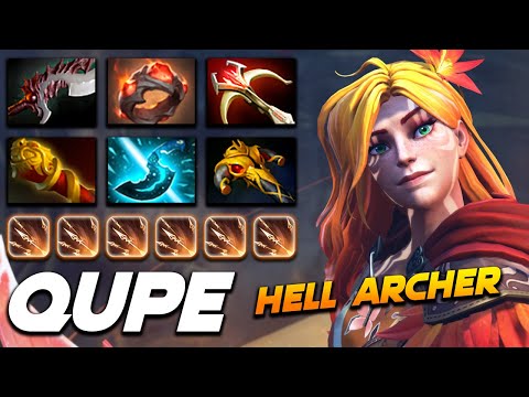 Qupe Windranger Hell Archer - Dota 2 Pro Gameplay [Watch & Learn]