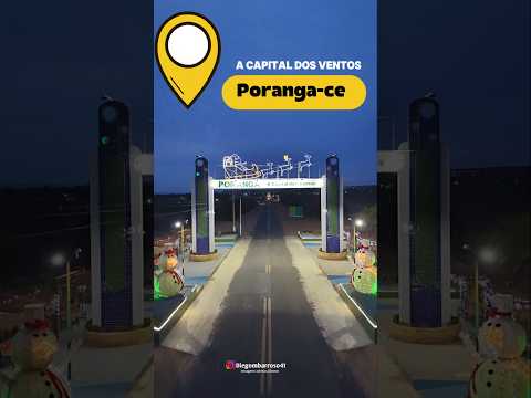 Poranga-ce cconsideranda a capital dos ventos #ceará #djibrasil #nordeste #serra