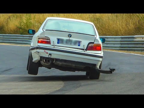 FLYING Cars on the NURBURGRING! *INSANE DRIVERS* Nordschleife Touristenfahrten
