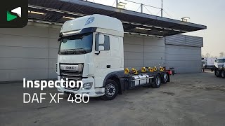DAF XF 480 6X2 BDF Lift Steer axle FAN SSC Automatic ACC Retarder Eu Container LKW | Bild 4 - Autoline