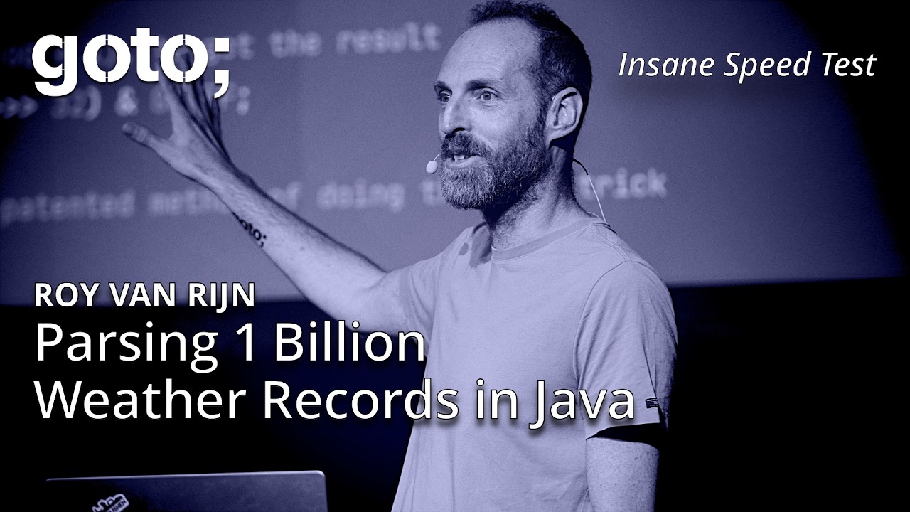 How Fast Can You Parse a File with 1 Billion Rows of Weather Data Using Java?