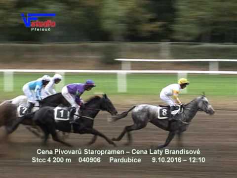 9. 10. 2016 - 2. dostih - Cena Pivovarů Staropramen – Cena Laty Brandisové