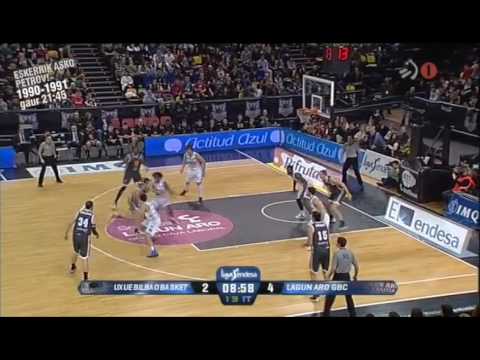 2013-02-23; Jornada 22; Bilbao Basket 91 - Lagun Aro GBC 72
