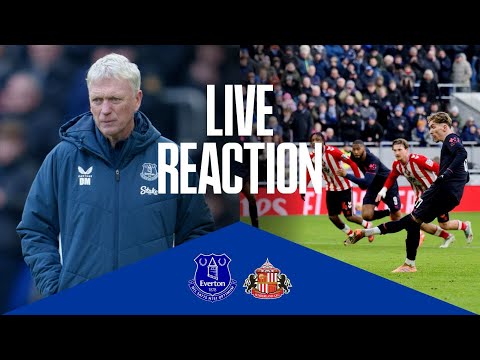 EVERTON 1-1 SUNDERLAND | Live post-match manager reaction
