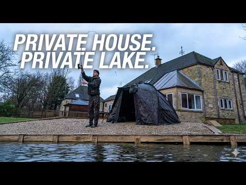 Winter Carp Fishing at a Luxury Lake House