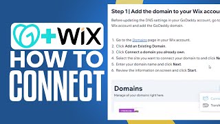 How To Connect GoDaddy Domain To Wix (2023) Easy Tutorial