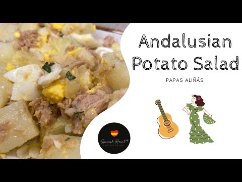 The best Potato Salad that you will ever try, Andalusian Potatoes Salad - Papas Aliñás