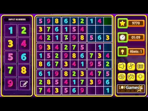 Video Walkthrough Sudoku