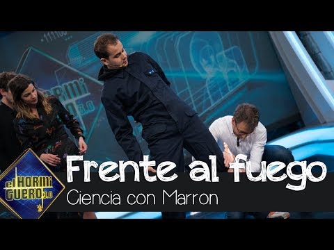 Marron enseña a hacer frente a un fuego - El Hormiguero 3.0