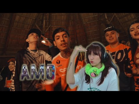 (REACCIÓN)Natanael Cano x Gabito Ballesteros x Peso Pluma - AMG