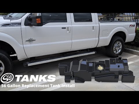 S&B Tanks Install: 56 Gallon Replacement Tank For 2011-16 Ford Powerstroke 6.7L, Crew Cab Short Bed