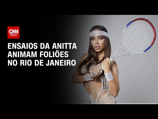 Ensaios da Anitta animam foliões no Rio de Janeiro | AGORA CNN