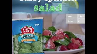 Sassy Spinach Salad Video