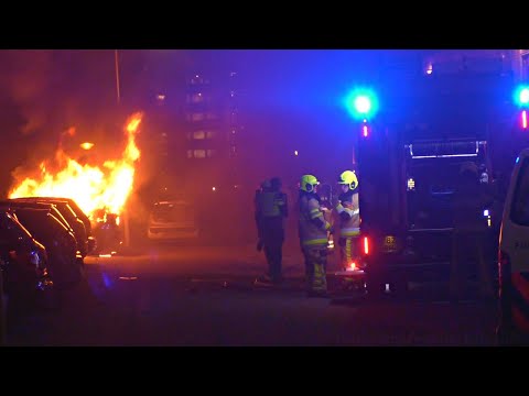 Brandweer Tiel met spoed ingezet voor een Middelbrand aan de Neerijnenlaan in Tiel