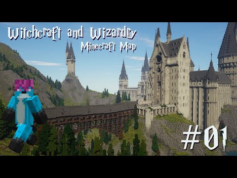 Let's Twitch - Witchcraft and Wizardry - Minecraft Map - #01 - A Magical World [Blind/HD]