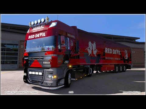 Combo Daf XF 105 Red Devil