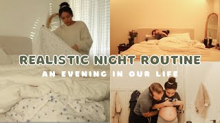 Pregnancy Updates + Realistic Night Routine | Pregnant Evening In My Life *stay at home wife*