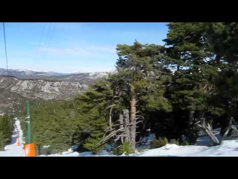 Skifahren mit Meersicht: Audibergue (Südfrankreich), 23.2.2012 / Téléskis de l'Audibergue