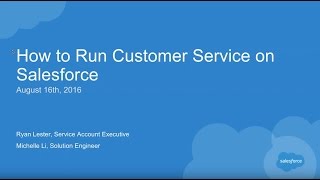 How to Run Your Customer Service on Salesforce
