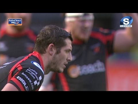 Jason Tovey Penalty Cardiff Blues v Newport Gwent Dragons 01 Jan 2014