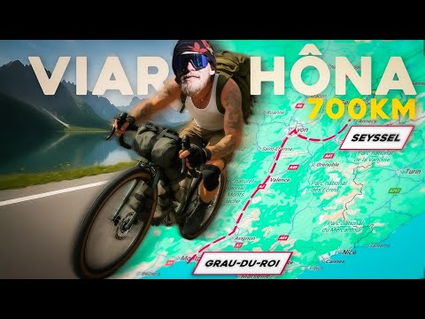 I'm traveling alone by bike on the ViaRhôna (I get injured...)