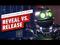 Ratchet and Clank: Rift Apart - Reveal Trailer (2020) vs. Final Release (2021)