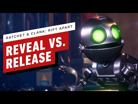 Ratchet and Clank: Rift Apart - Reveal Trailer (2020) vs. Final Release (2021)