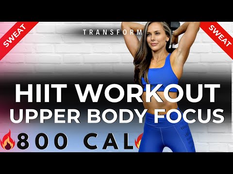 60-MIN INTENSE HIIT WORKOUT + ABS | Total Body Weight Loss, Upper Body Muscles Sculpting, Shoulders