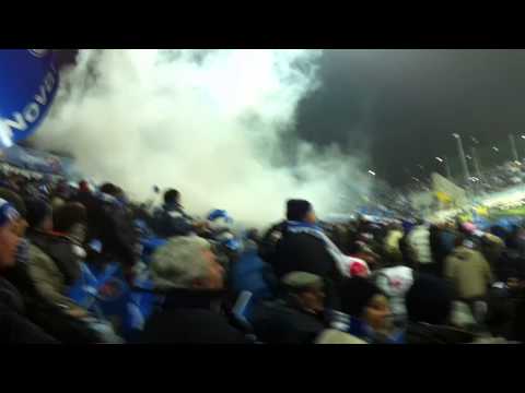 Novara - Pro Vercelli 2-0  23/12/2012 coreografia curva Nord