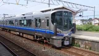 preview picture of video '北陸本線521系3次車 粟津駅発着 JR-West 521 series EMU'