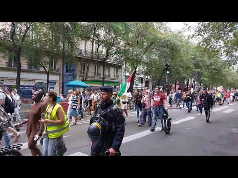 LIVE- Protest anti Covid-19 Sanitary Pass in Paris