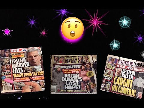 One Hour Quiet ASMR 🎧 Browsing, Commenting The National Enquirer & Globe Tabloid, compilation