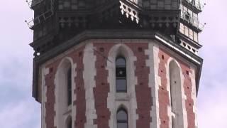 Hourly bugle call from the tower of St Mary’s Church in Krakow
