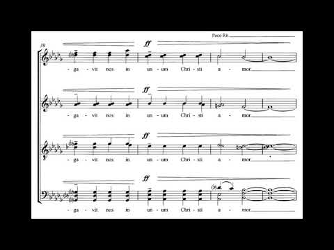 Ubi Caritas (P. Mealor) Score Animation