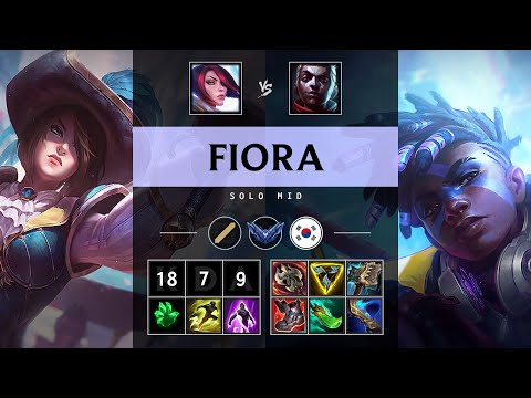 Fiora Mid vs Ekko - KR Diamond Patch 25.10