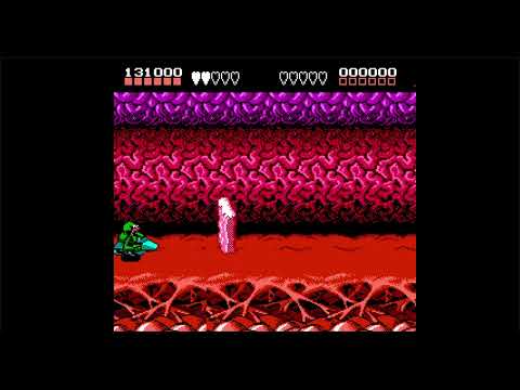 Battletoads NES Level 3 warp and Turbo Tunnel