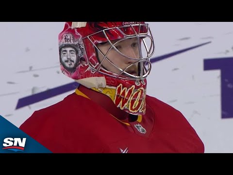Flames' Dustin Wolf Makes Multiple Ridiculous Saves In Overtime Vs. Golden Knights