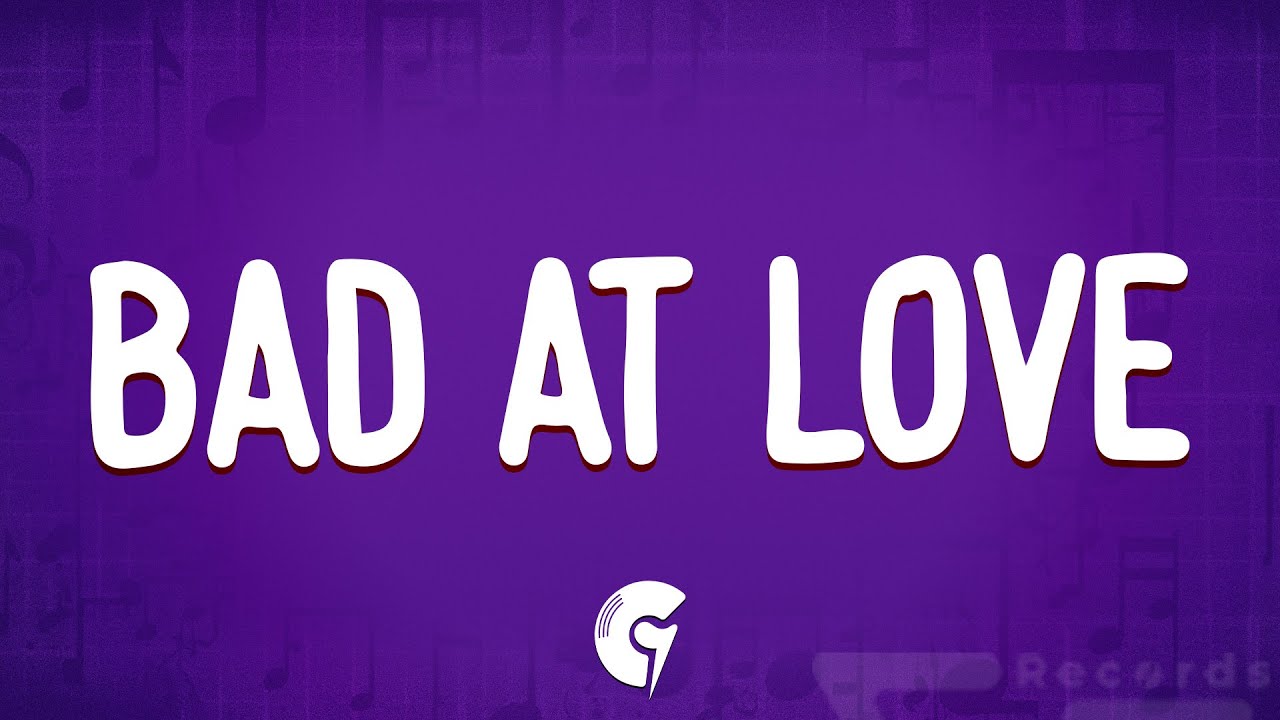 Halsey - Bad At Love (Lyrics)