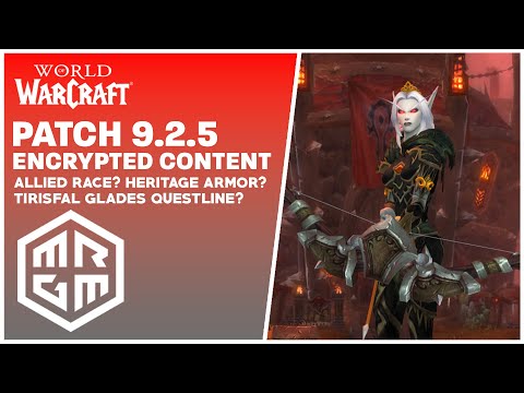 9.2.5 ENCRYPTED Content! Allied Race? NEW Armor Set? Lordaeron Questline? Hidden Content in 9.2.5