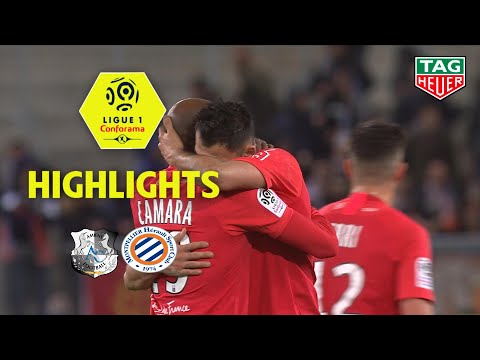 Amiens SC - Montpellier Hérault SC ( 1-2 ) - Highlights - (ASC - MHSC) / 2019-20