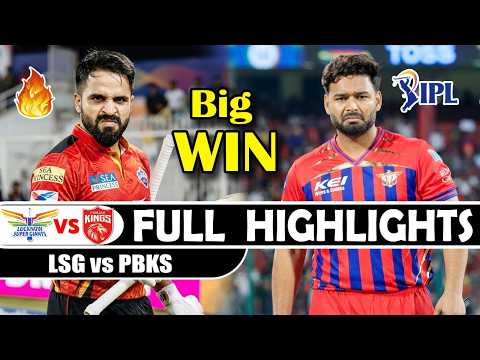 Punjab Kings Vs Lucknow Super Giants IPL Match 68 Full Highlights 2026 | PBKS Vs LSG