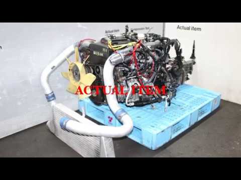 JDM TOYOTA SUPRA 1JZ TWIN TURBO REAR SUMP ENGINE 5SPEED TRANS, APEXI ECU,GREDDY PIPING INTERCOOLER: video still