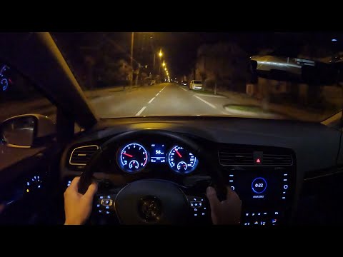 2018 Volkswagen Golf 1.4 TSI | POV Night Drive