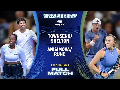 Townsend/Shelton vs. Anisimova/Rune Full Match | 2025 US Open Round 1