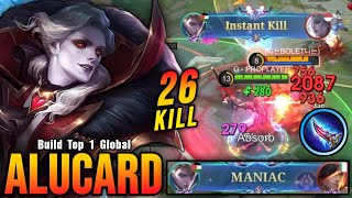 Download lagu 26 Kills   MANIAC!! Fast Farming Alucard 9 Mins Max Level!! - Build Top 1 Global Alucard ~ MLBB mp3 Download lagu 26 Kills   MANIAC!! Fast Farming Alucard 9 Mins Max Level!! - Build Top 1 Global Alucard ~ MLBB mp3