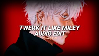 Twerk It Like Miley - Brandon Beal [Edit Audio]