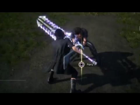 FFXV Tutorial Fight | Final Fantasy XV Episode Duscae 2.0 Gameplay